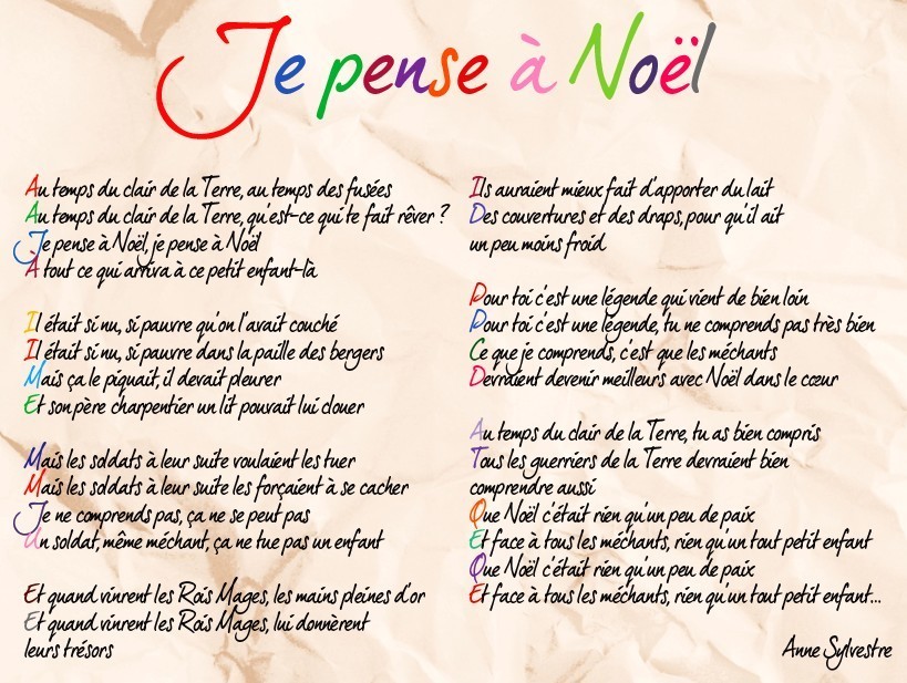 Je pense à Noël